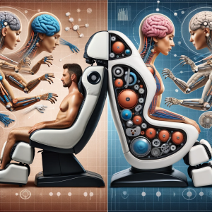 Comparison of a professional masseur and the mechanics of a massage chair.