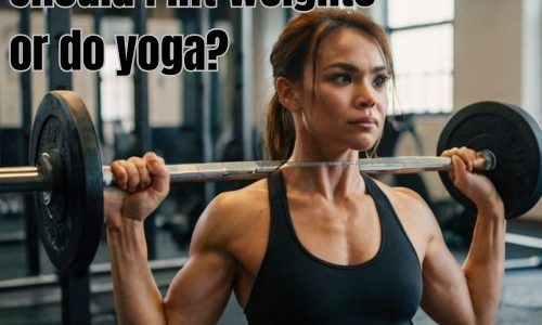 a woman doing lifts in a gym